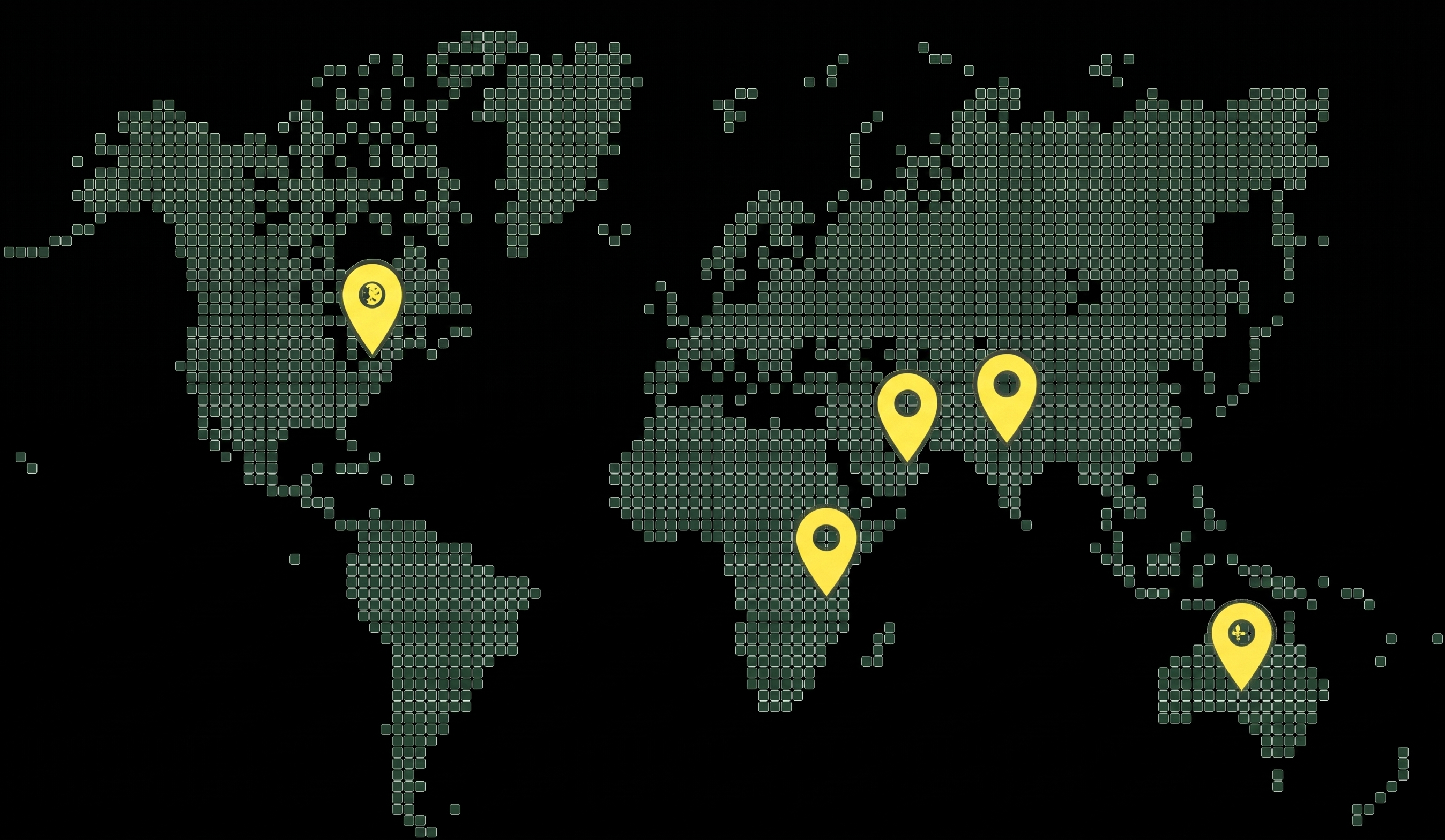 eManage Global Presence - World Map